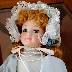 NWT Vintage Porcelain Doll